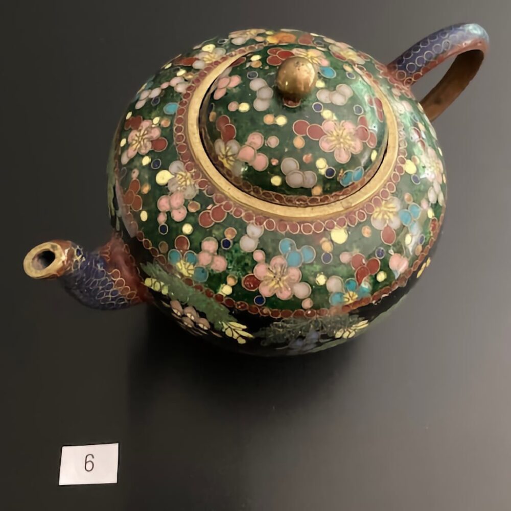 Cloisonné Teapot – Item #6